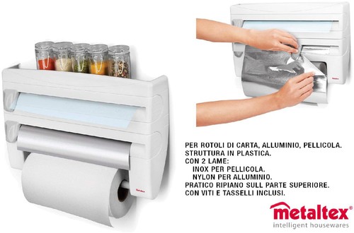 Metaltex portarotoli cucina - metaltex,