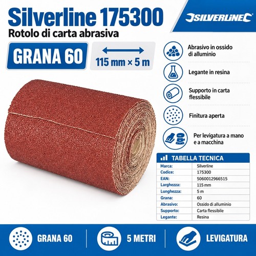 Carta vetrata grana - , in